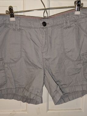 Natural Reflections Light Gray Women's Cargo Shorts